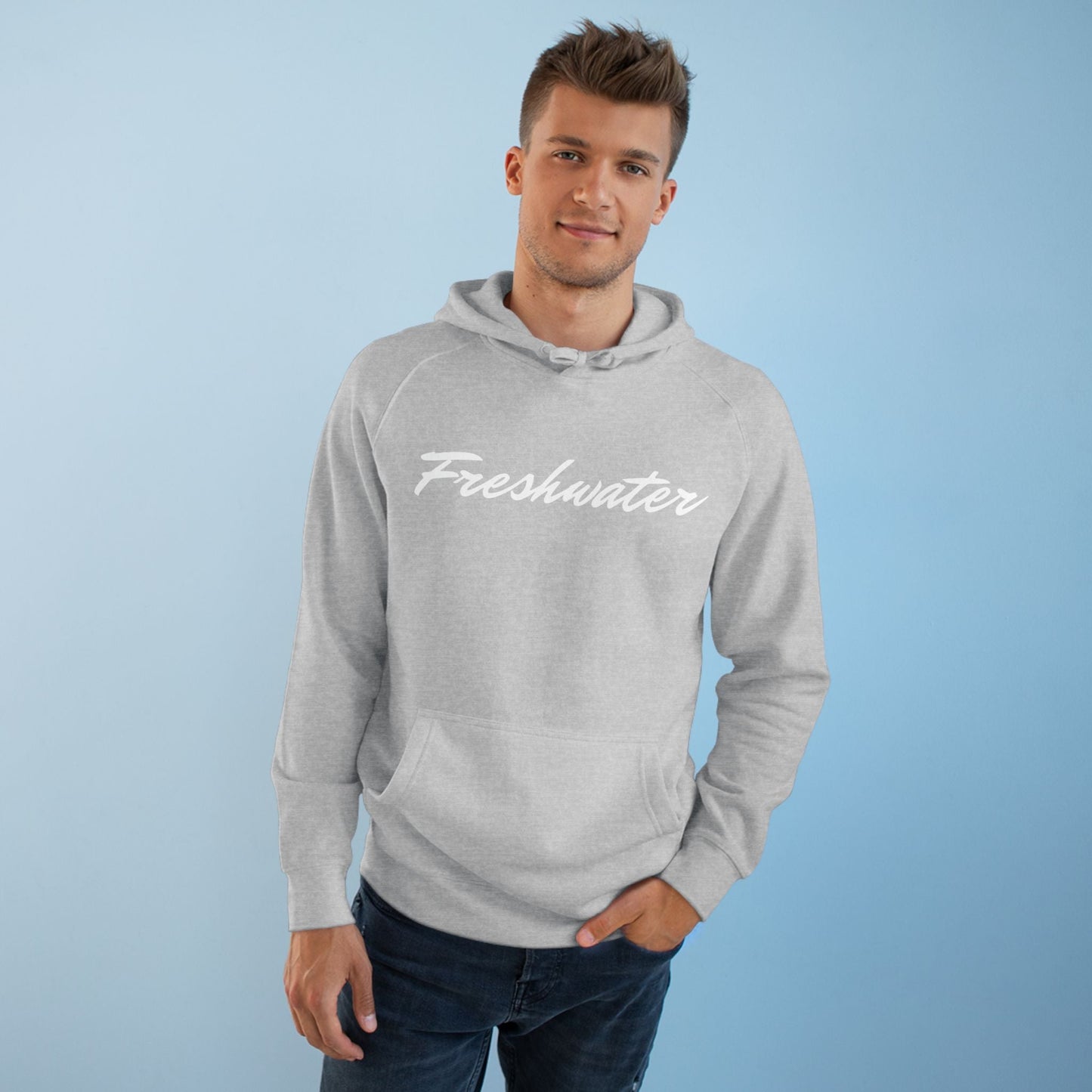 Freshwater Custom Logo Unisex Hoodie 