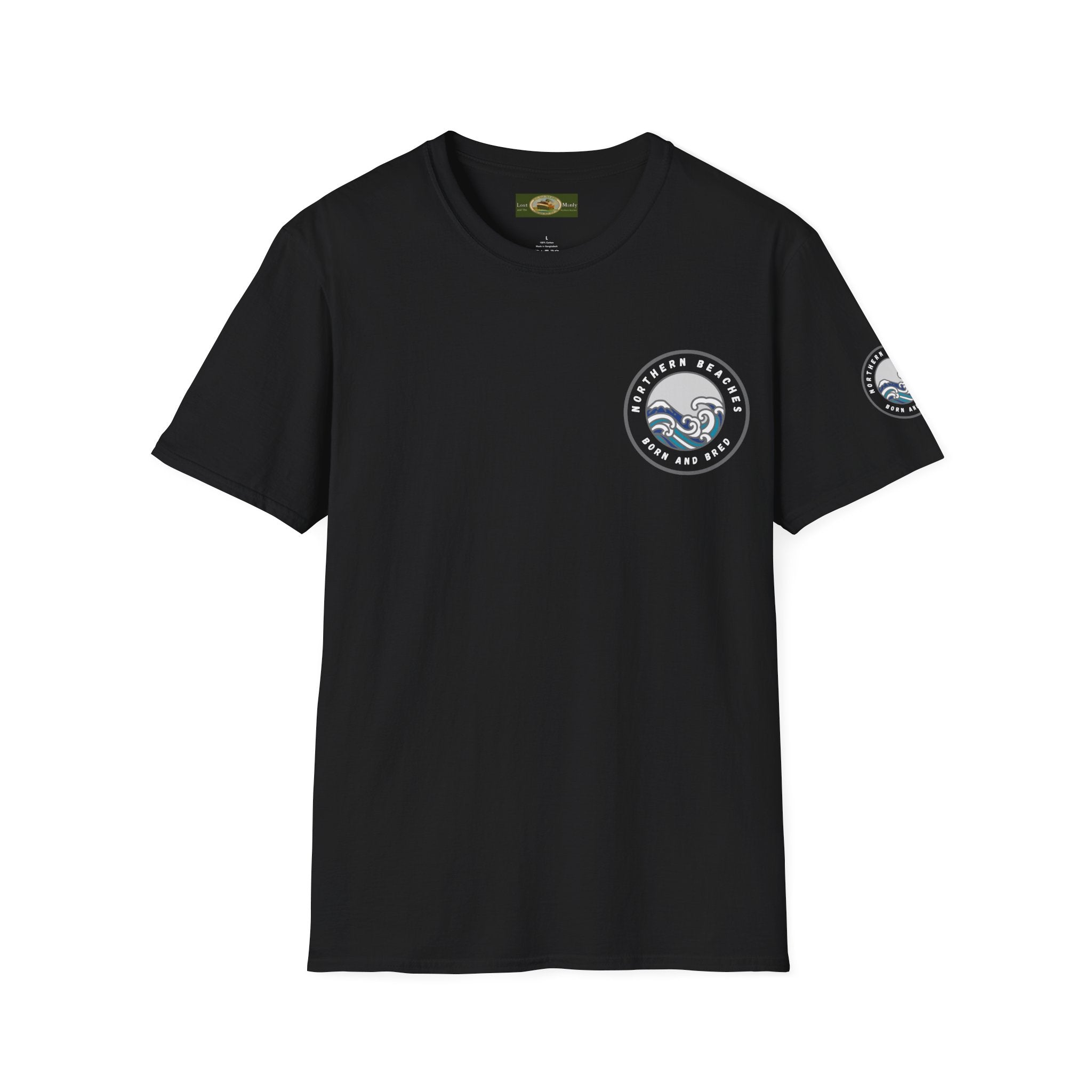 Northern Beaches Born and Bred Unisex T-Shirt Printify