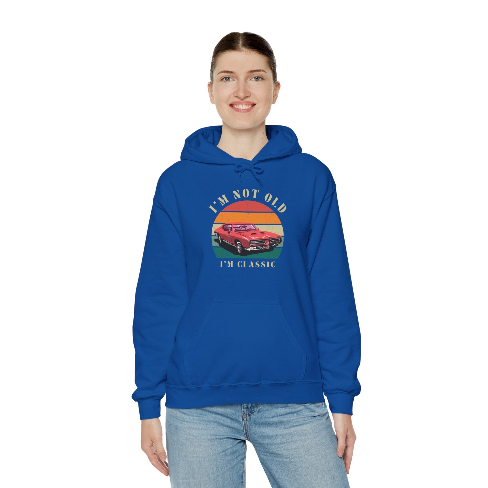 Vintage Classic Humour Logo Hoodie 
