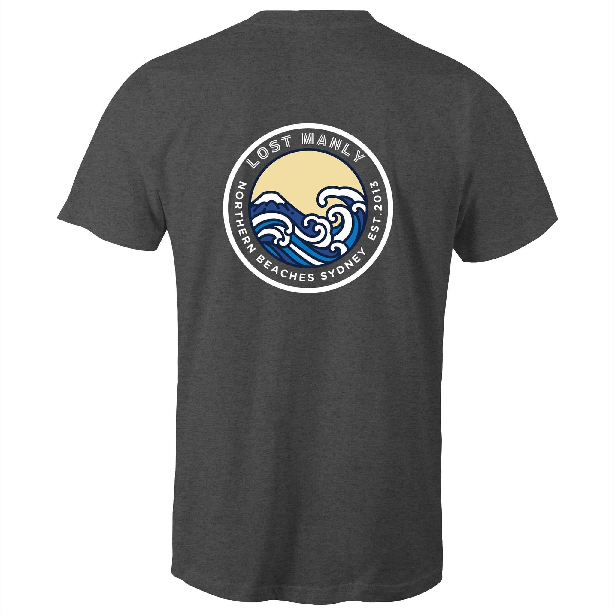 Lost Manly Northern Beaches Sydney Australia Printed Logo T-Shirt Ogo Merch