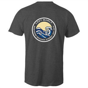 Lost Manly Northern Beaches Sydney Australia Printed Logo T-Shirt Ogo Merch