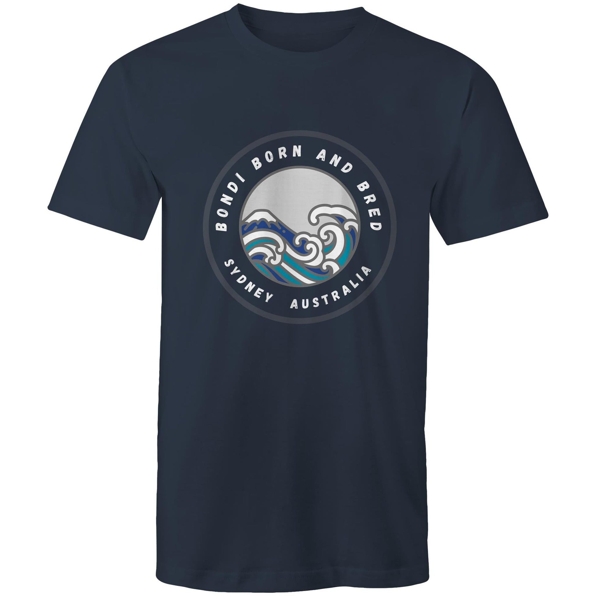 AS Colour Staple - Mens T-Shirt Bondi Born and Bred custom logo front Ogo Merch