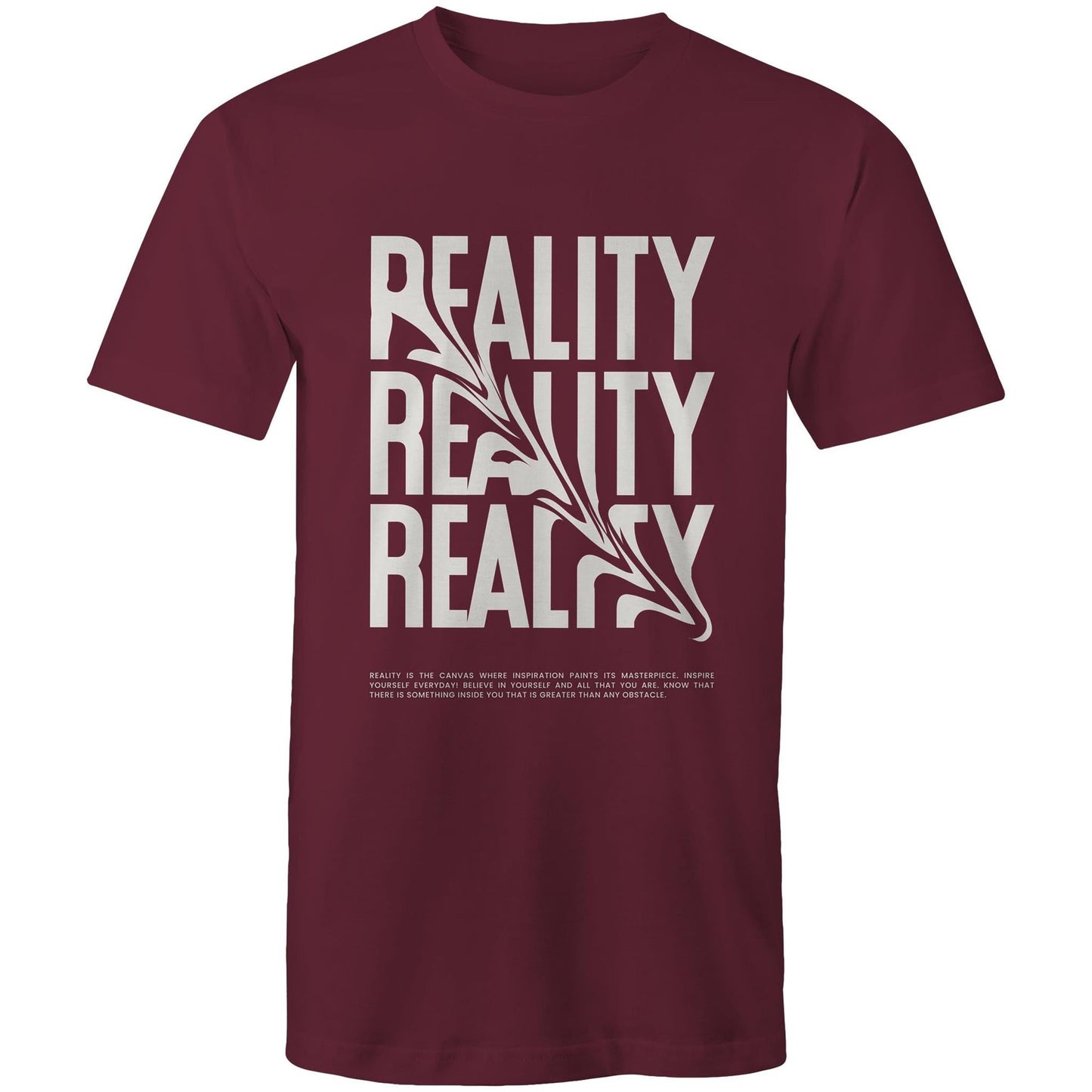 Mens T-Shirt Reality custom logo 