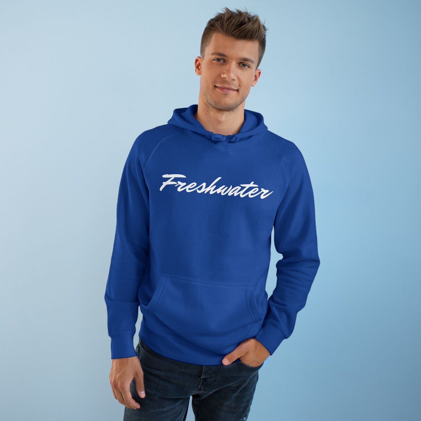 Freshwater Custom Logo Unisex Hoodie 