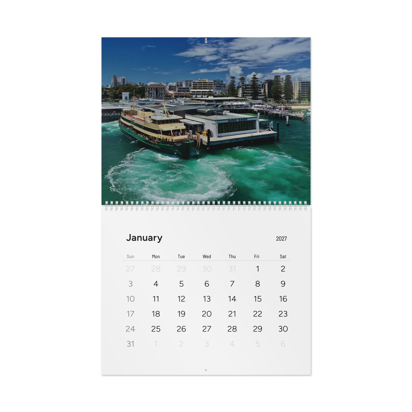 MV Collaroy 2027 Wall Calendar – Celebrating a Sydney Harbour Icon
