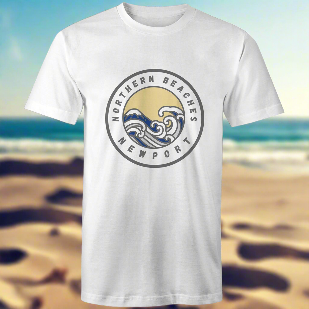 AS Colour Staple - Mens T-Shirt Newport logo front - Lost Manly Shop