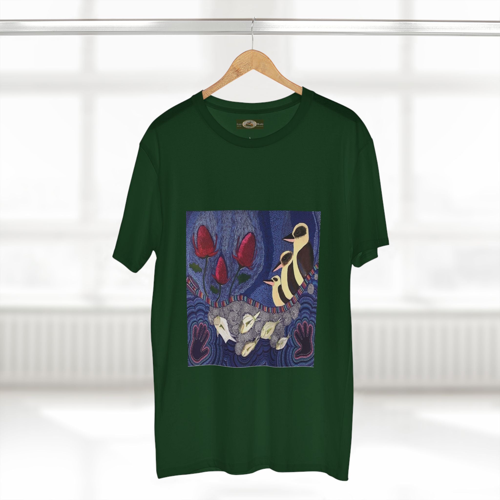 Australian Natives painting Northern Beaches printed T-Shirt Ogo Merch
