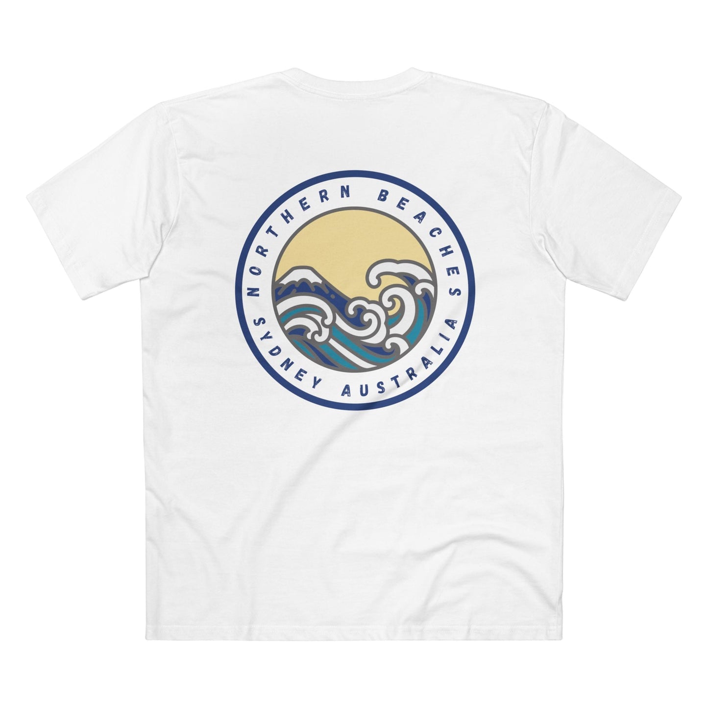 Northern Beaches custom Logo front/back Design Adult T-Shirt 