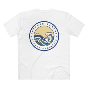 Northern Beaches custom Logo front/back Design Adult T-Shirt 