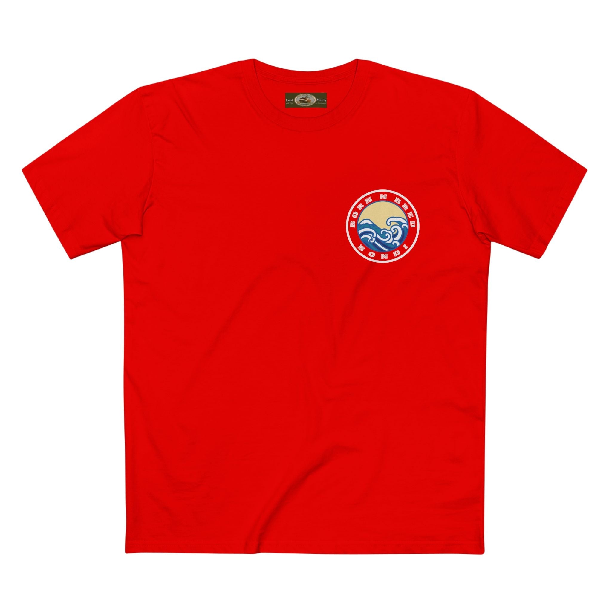 T-Shirt with free Canva custom logo printed front and back Bondi/Collaroy 