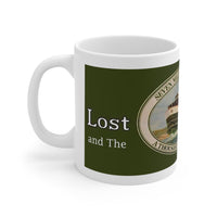Ceramic Coffee Cups with Lost Manly Logo celebrating our 10 year anniversary Printify