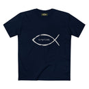 Christian Fish Acronym Adult Tee Printify