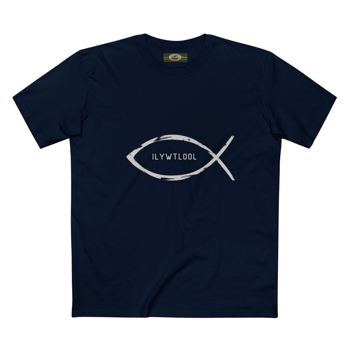 Christian Fish Acronym Adult Tee Printify