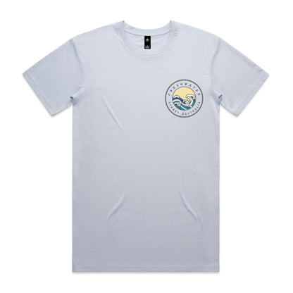 Freshwater Sydney Australia custom double logo collection Comfy Cotton Tee - Lost Manly Shop