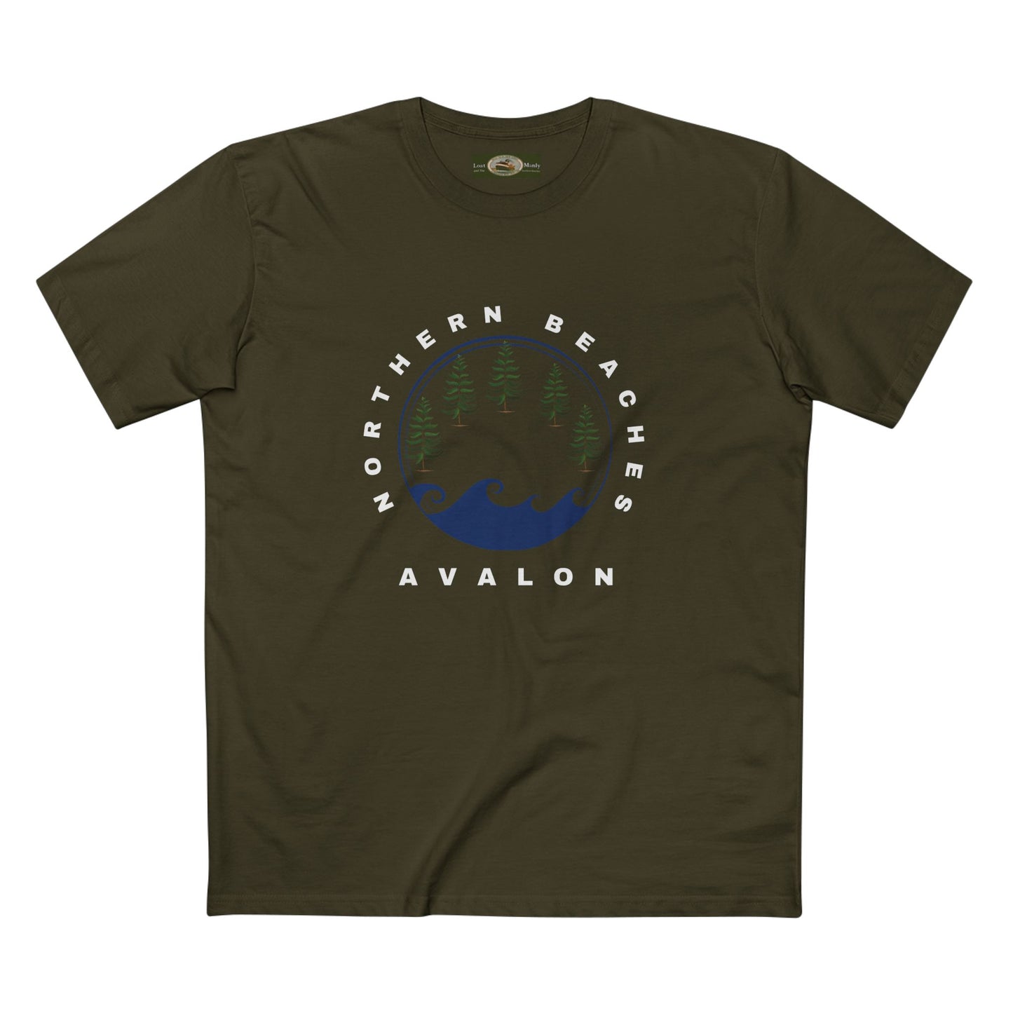 Lost Manly original Avalon Custom Logo edition T-Shirt - Lost Manly Shop