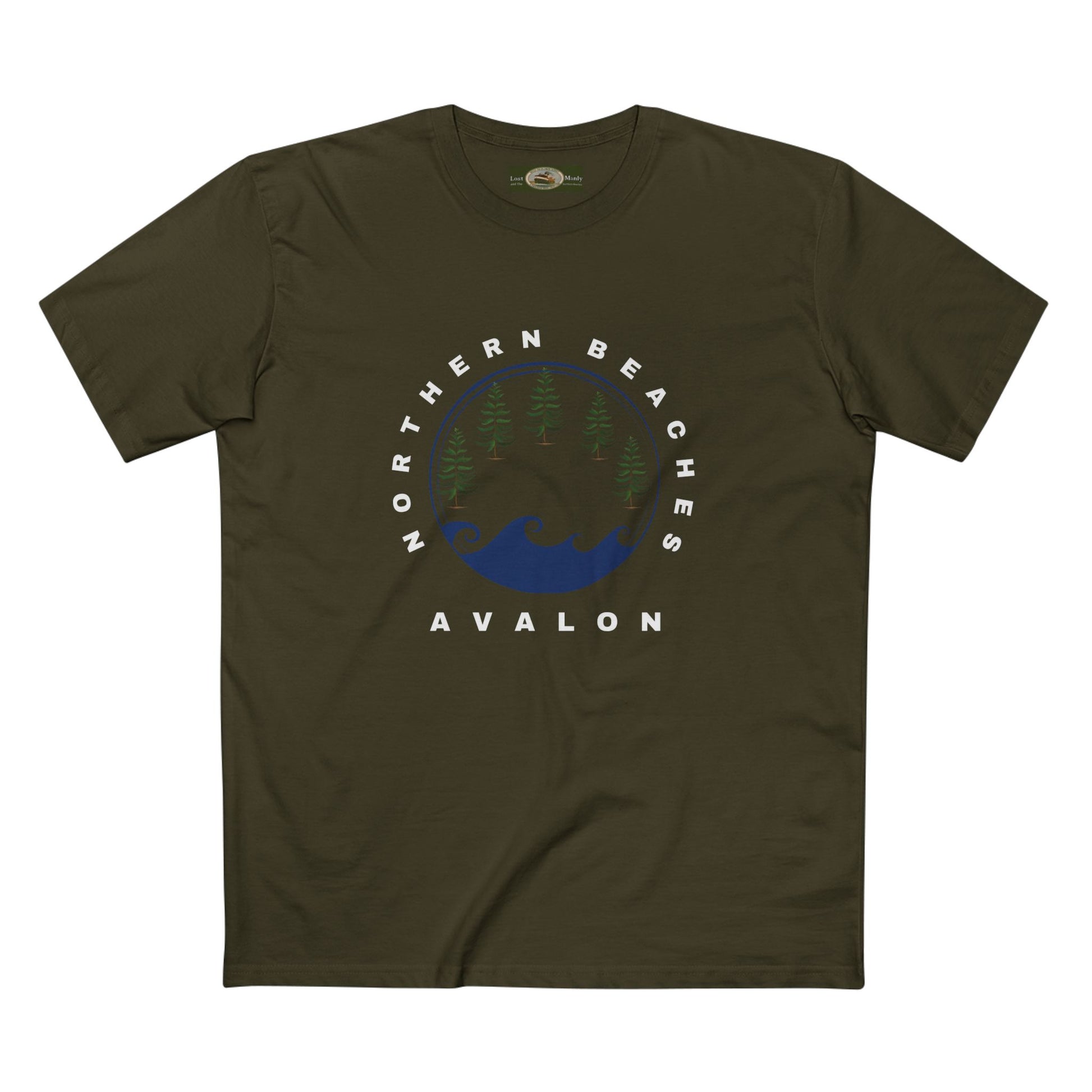 Lost Manly original Avalon Custom Logo edition T-Shirt - Lost Manly Shop