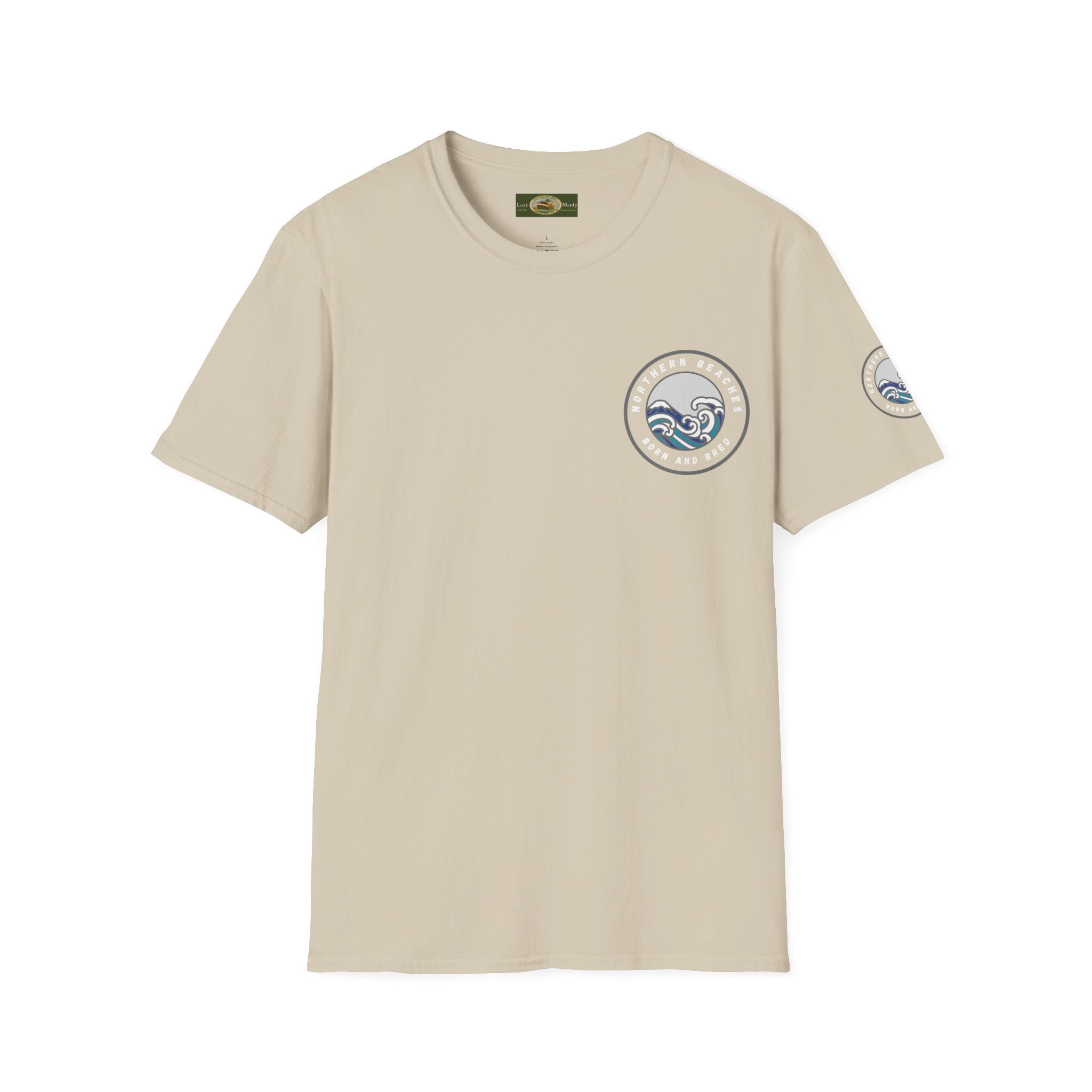 Northern Beaches Born and Bred Unisex T-Shirt Printify
