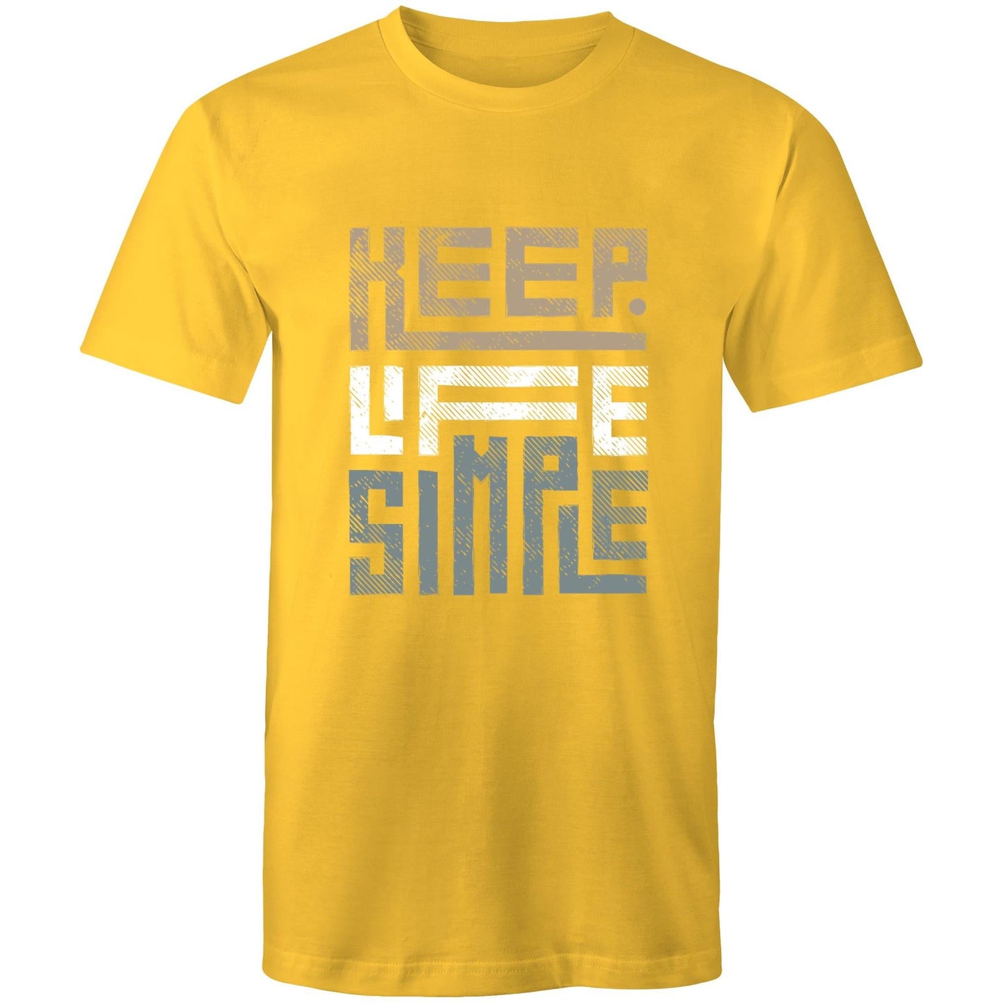 Mens T-Shirt Keep Life Simple 