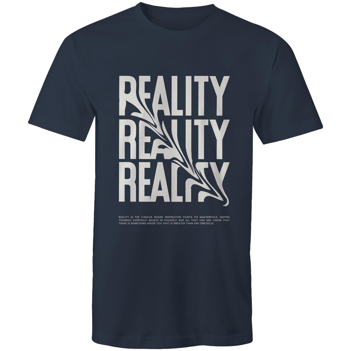 Mens T-Shirt Reality custom logo 