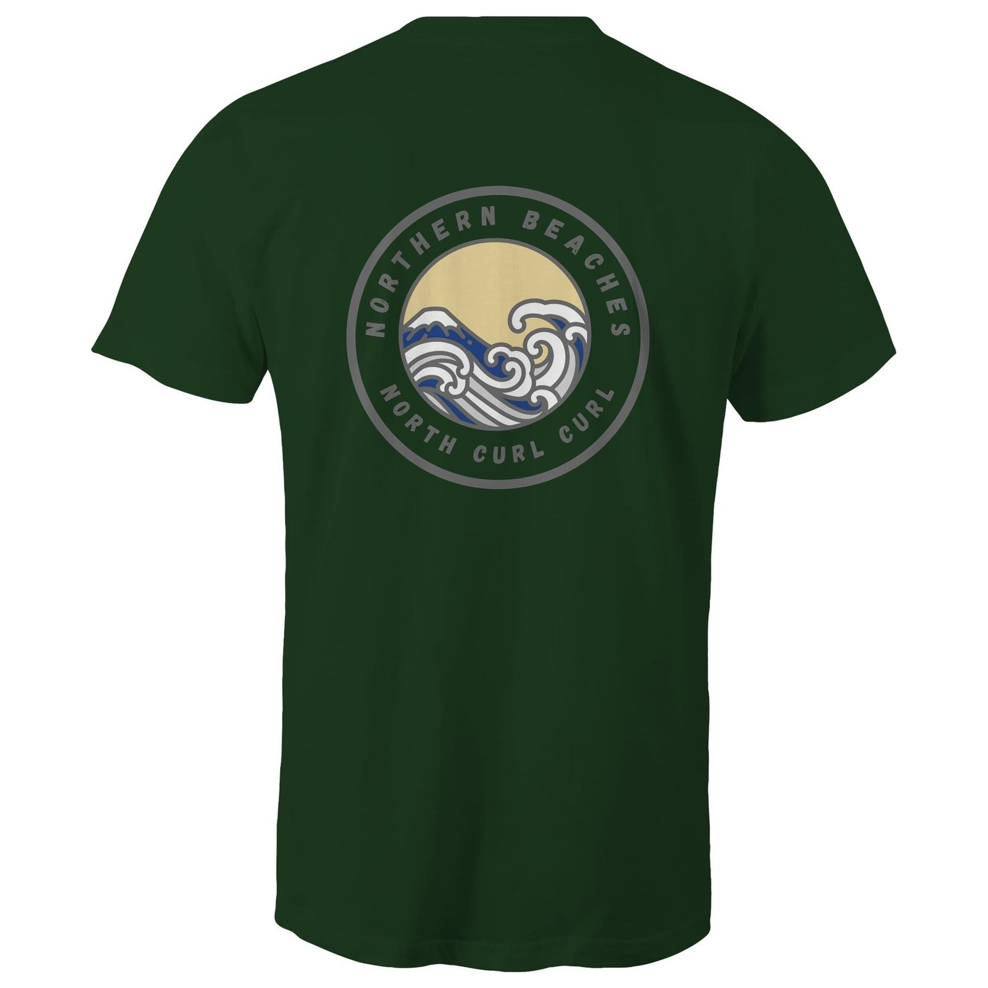 AS Colour Staple - Mens T-Shirt North Curl Curl logo back - Lost Manly Shop