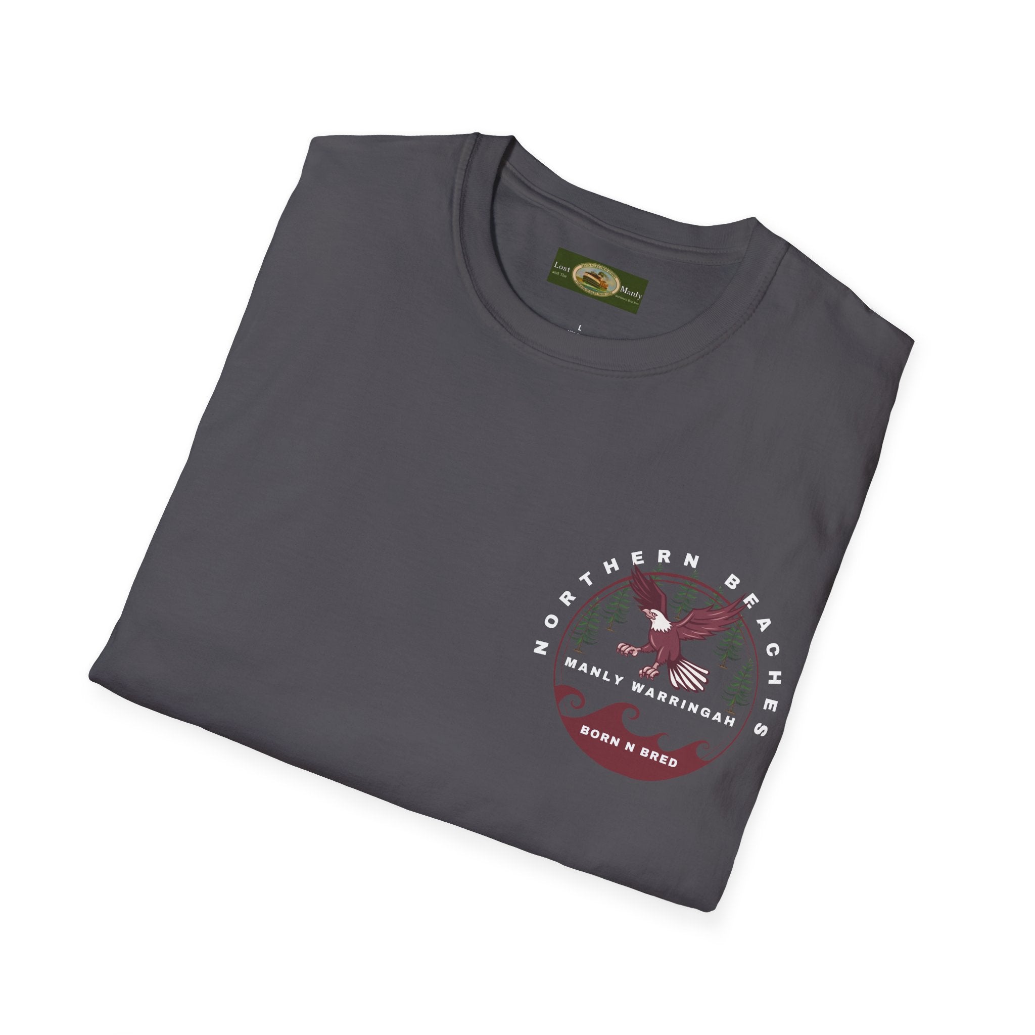 Manly Warringah Born and Bred Unisex T-Shirt Printify