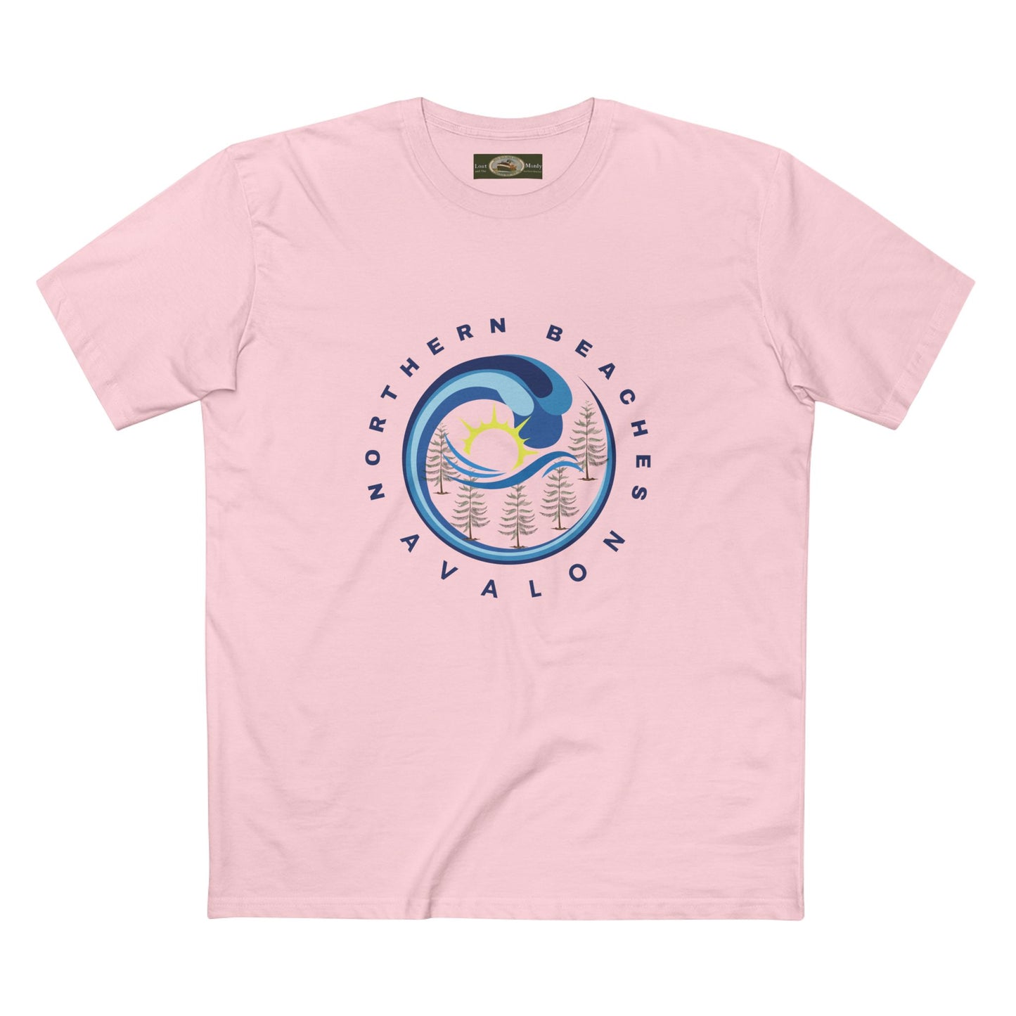 Lost Manly Northern Beaches original Avalon Custom Logo edition T-Shirt - Lost Manly Shop