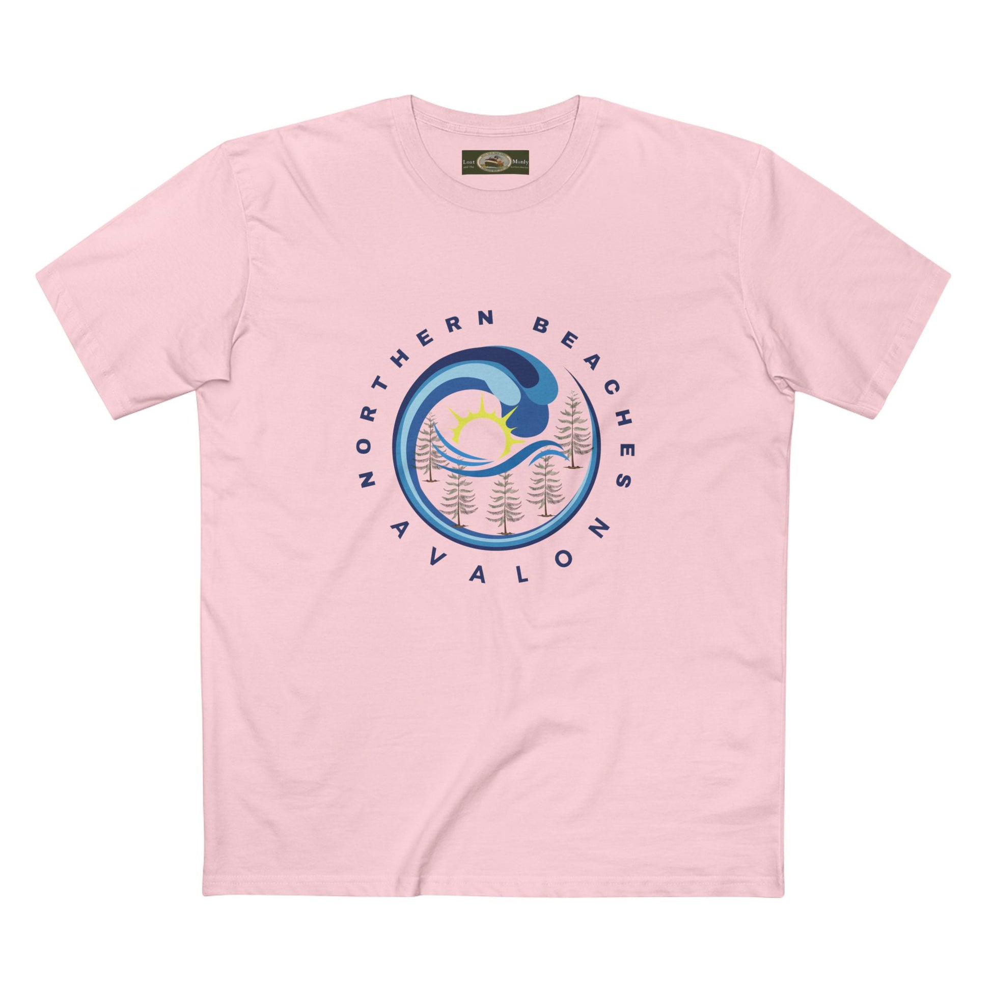 Lost Manly Northern Beaches original Avalon Custom Logo edition T-Shirt - Lost Manly Shop