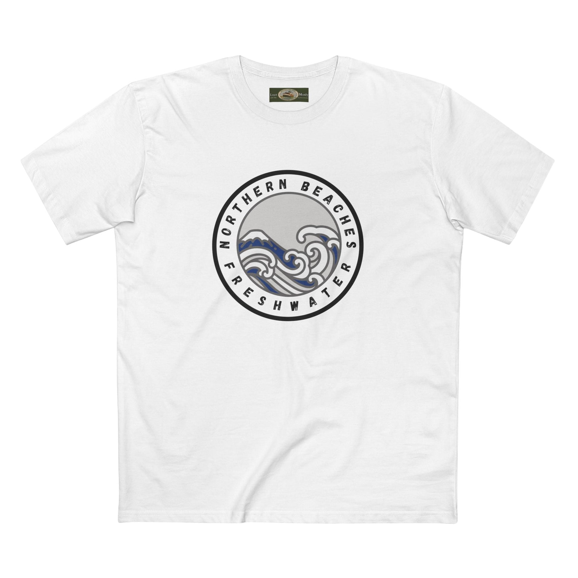 Northern Beaches 'Freshwater' Cotton Tee — Custom Logo Adult T-Shirt 