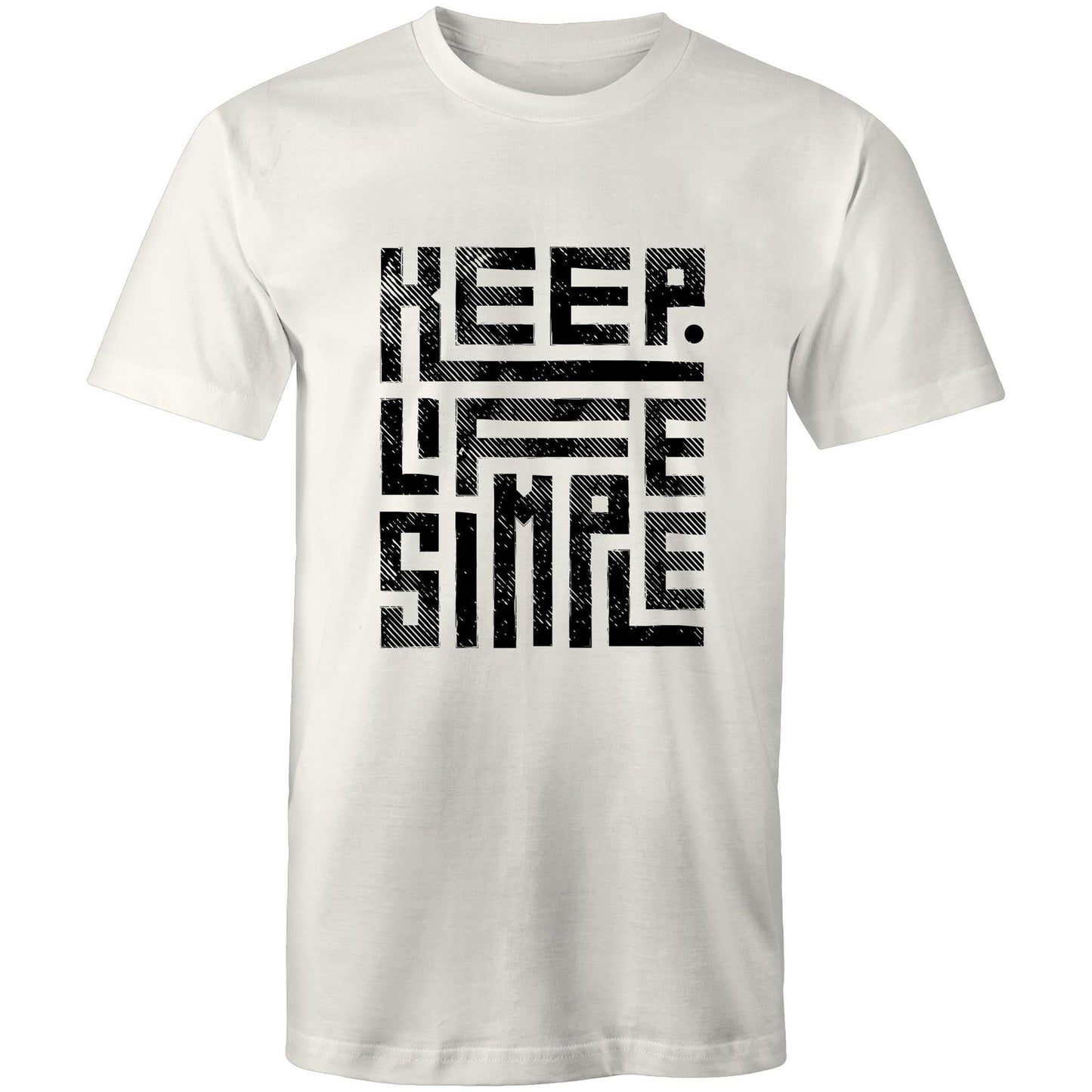 Mens T-Shirt Keep Life Simple 