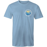 Bondi Born n Bred / Collaroy custom logos printed on AS Colour Staple - Mens T-Shirt 