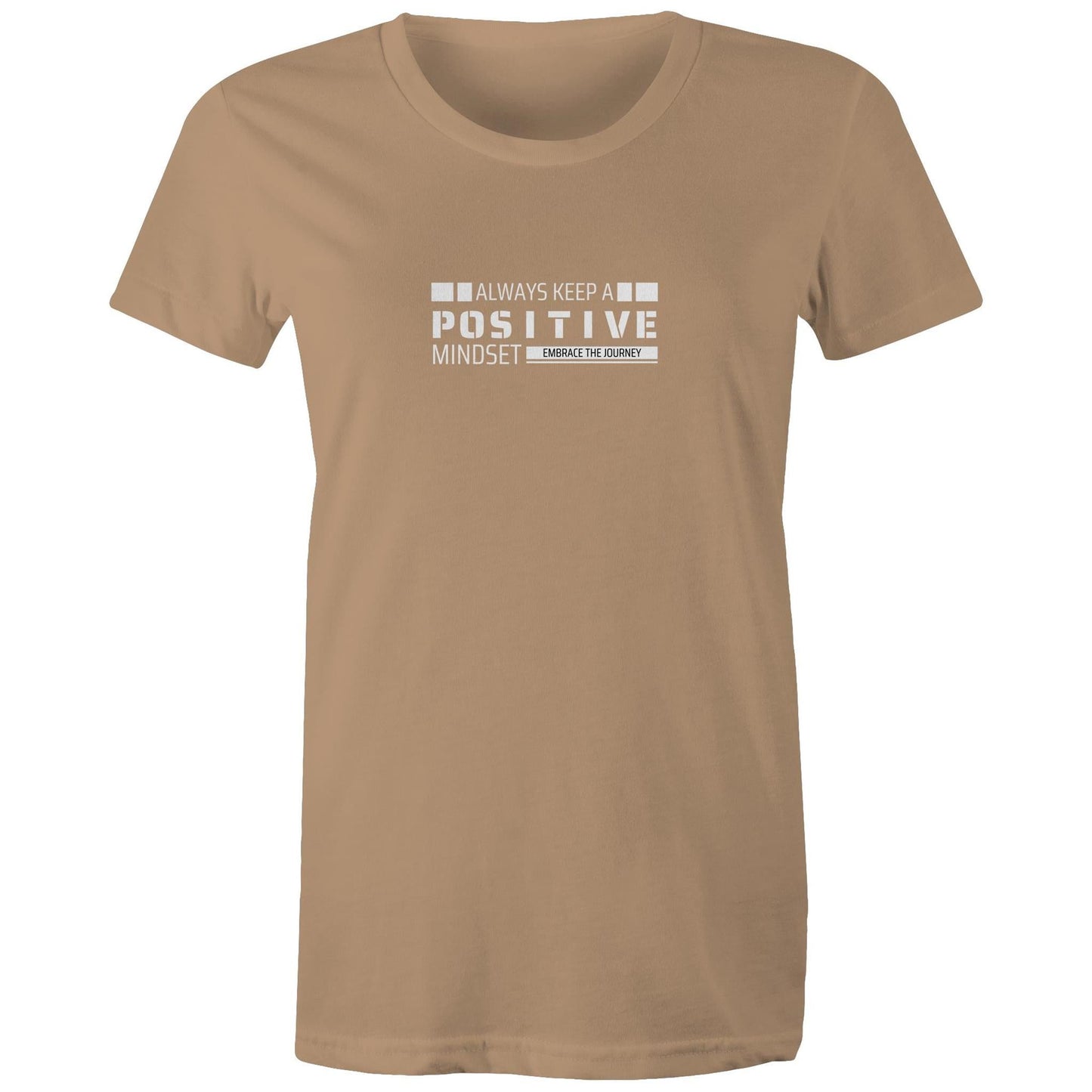Women's Maple Tee Always Keep a Positive Mindset 