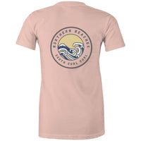 AS Colour - Women's Maple Tee South Curl Curl logo on change logo with our personalisation option - Lost Manly Shop