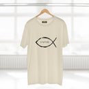 Christian Fish Acronym Adult Tee Printify