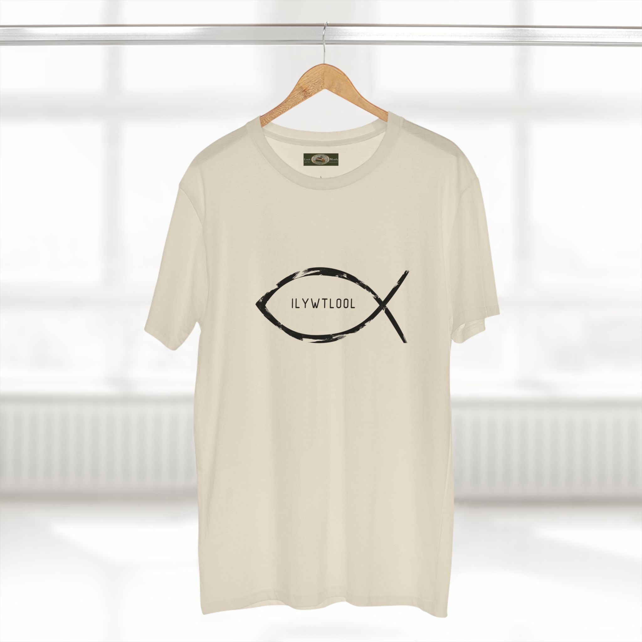 Christian Fish Acronym Adult Tee Printify