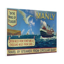 Seven Miles from Sydney Travel Poster 1940s Rolled Posters - Lost Manly Shop