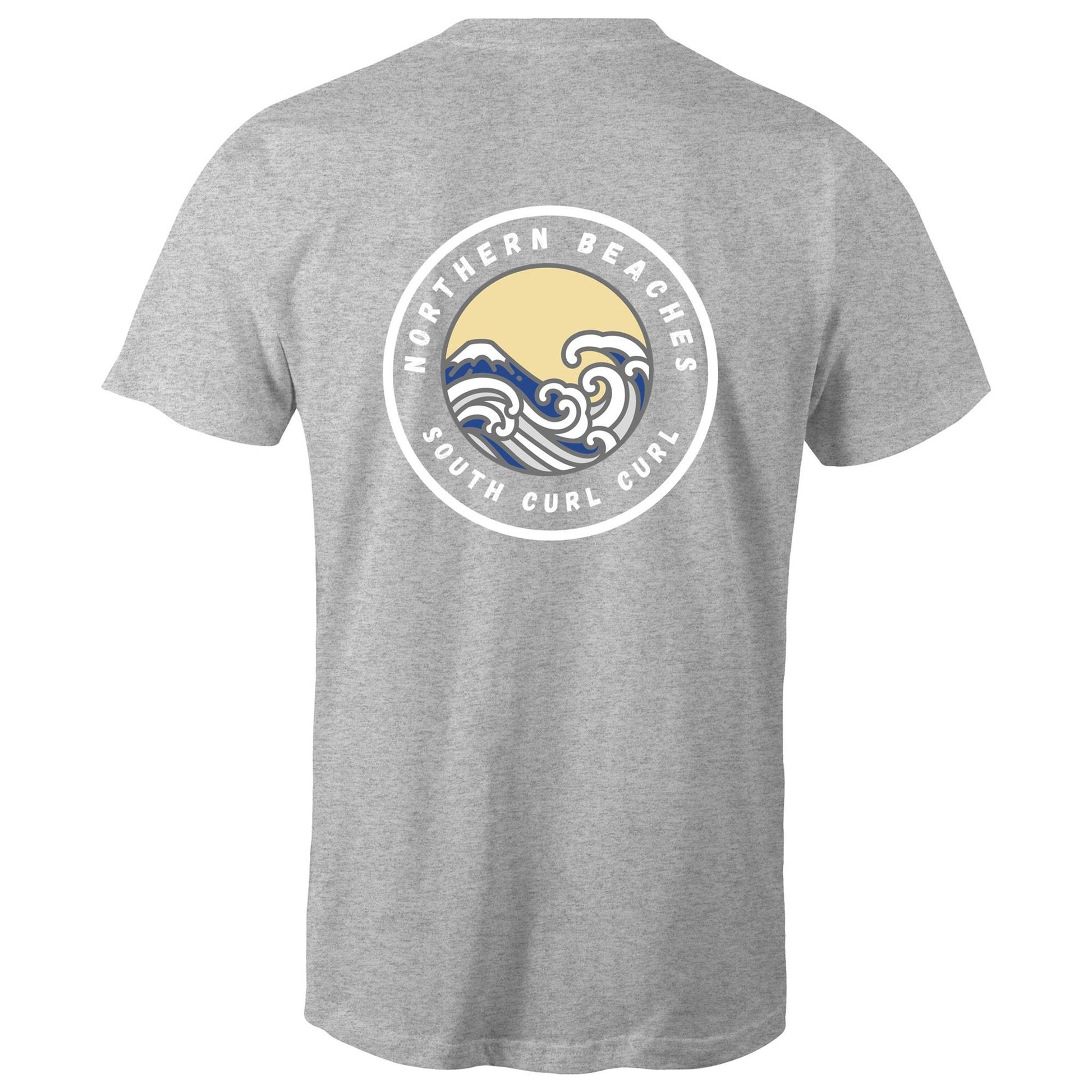 AS Colour Staple - Mens T-Shirt South Curl Curl back logo - Lost Manly Shop