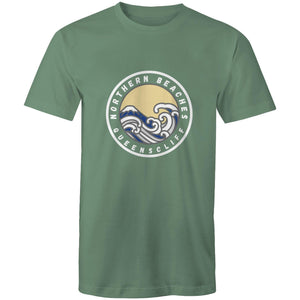 AS Colour Staple - Mens T-Shirt Queenscliff logo front - Lost Manly Shop
