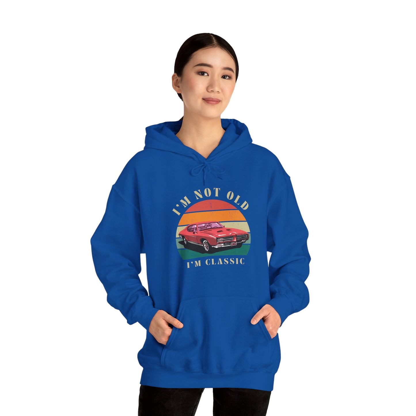 Vintage Classic Humour Logo Hoodie 