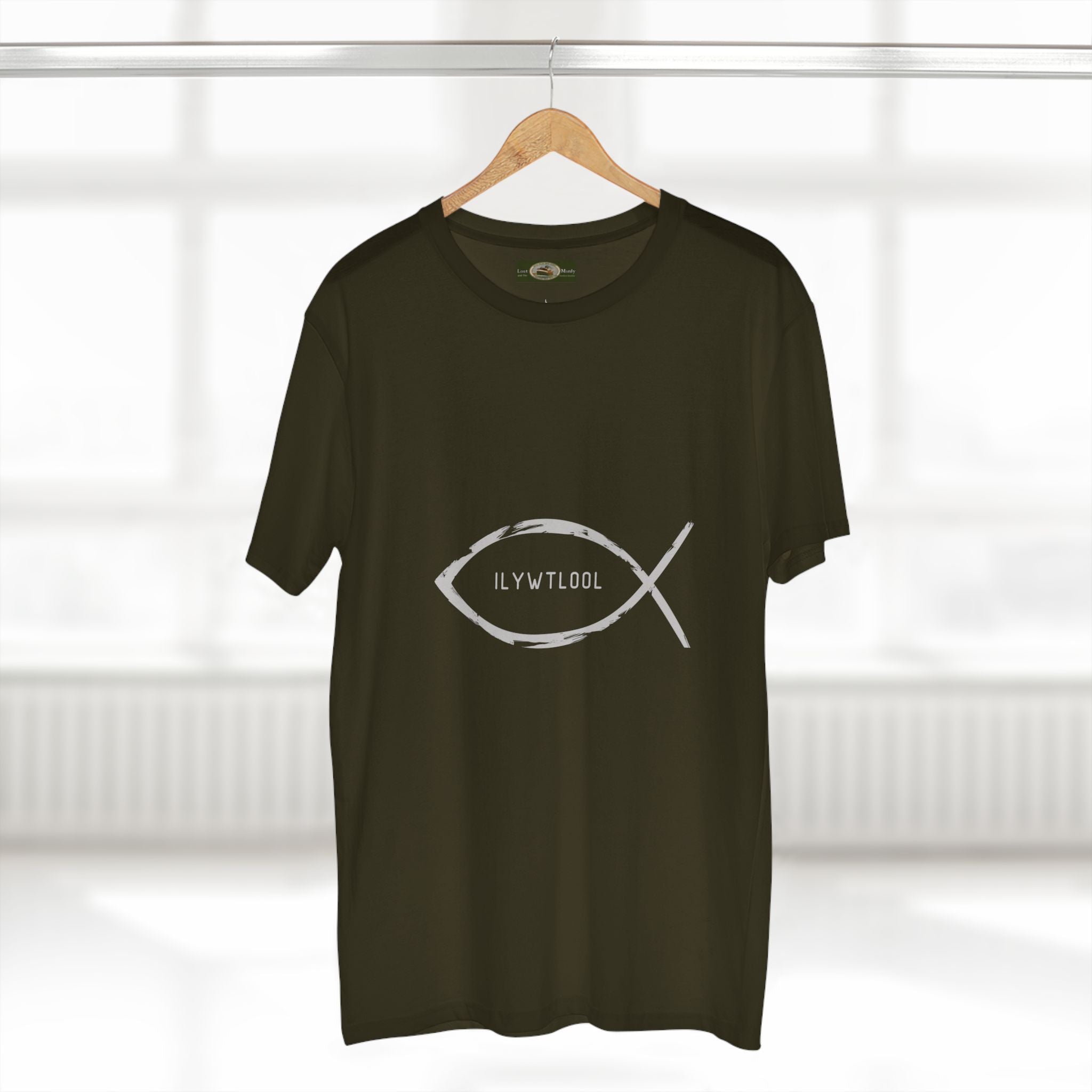 Christian Fish acronym (ILYWTLOOL) custom logo Printify