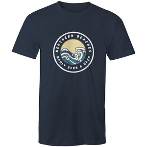 Manly Born n Bred Northern Beaches Sydney Australia Printed Logo T-Shirt Ogo Merch