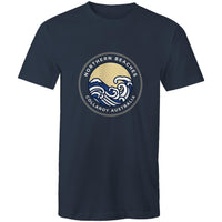 Mens Cotton T-Shirt Northern Beaches Collaroy logo - Lost Manly Shop