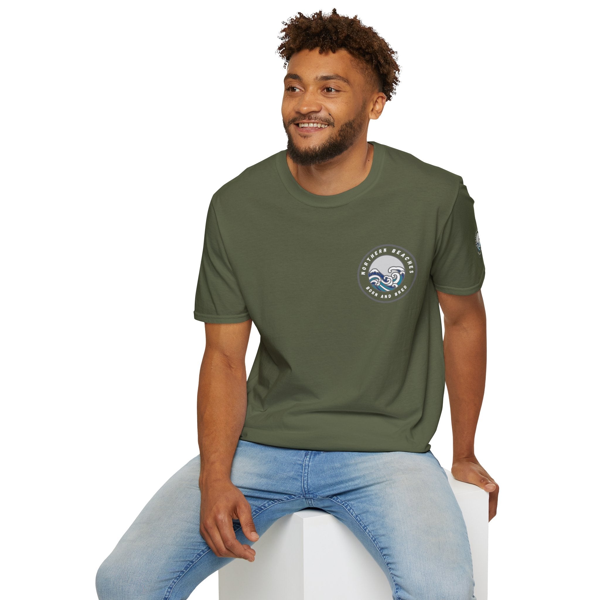 Northern Beaches Born and Bred Unisex T-Shirt Printify