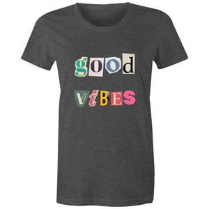 Women's Maple Tee Good Vibes 