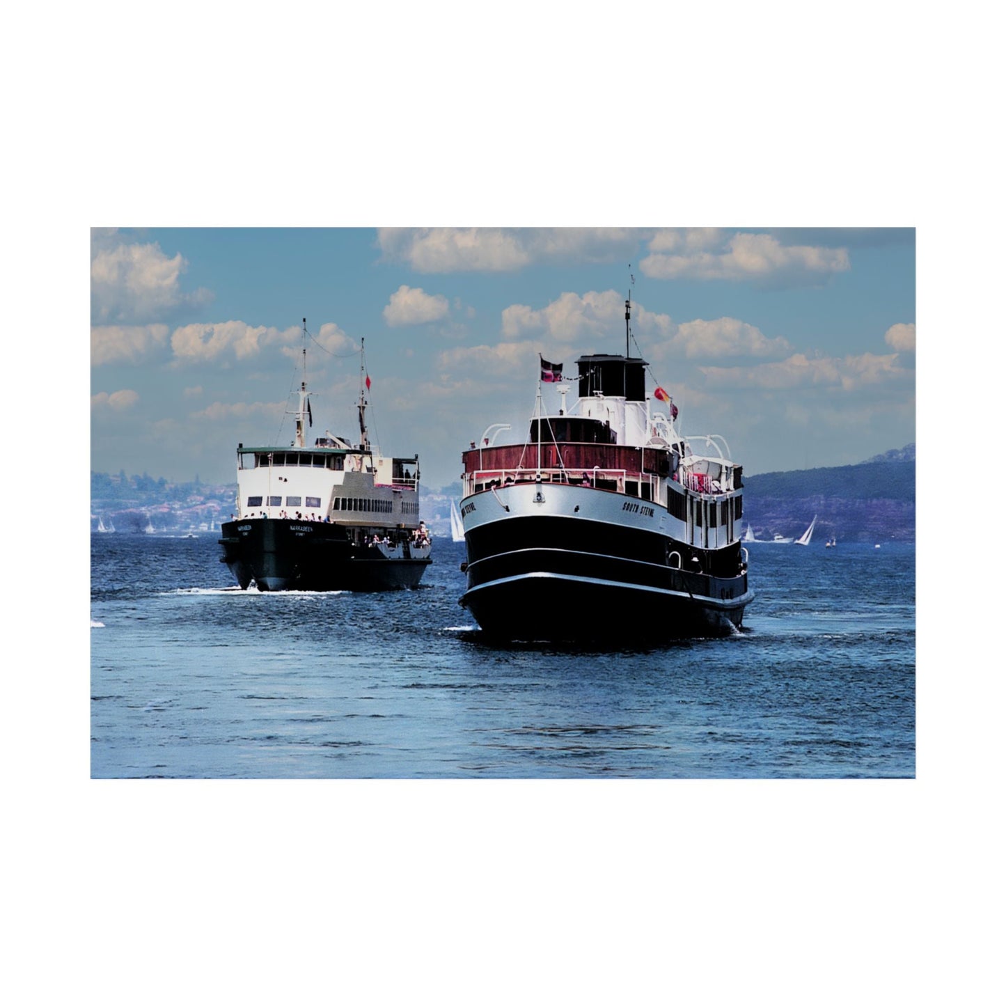 Nautical Wall Art Poster - SS South Steyne 'Comes Home' in 1993 Design 