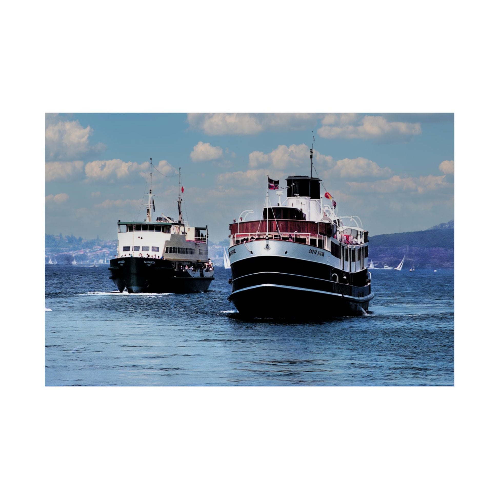 Nautical Wall Art Poster - SS South Steyne 'Comes Home' in 1993 Design 