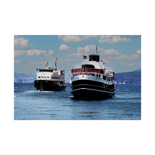 Nautical Wall Art Poster - SS South Steyne 'Comes Home' in 1993 Design 