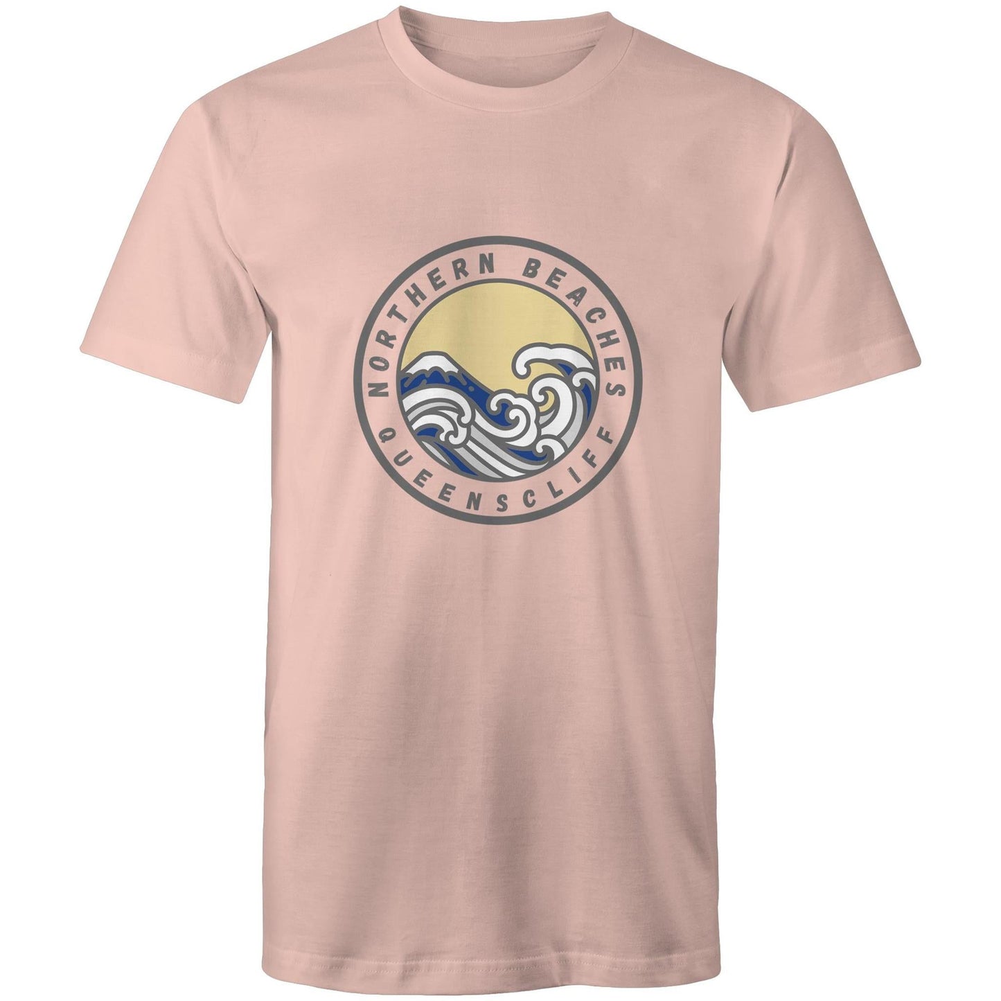 AS Colour Staple - Mens T-Shirt Queenscliff logo front - Lost Manly Shop