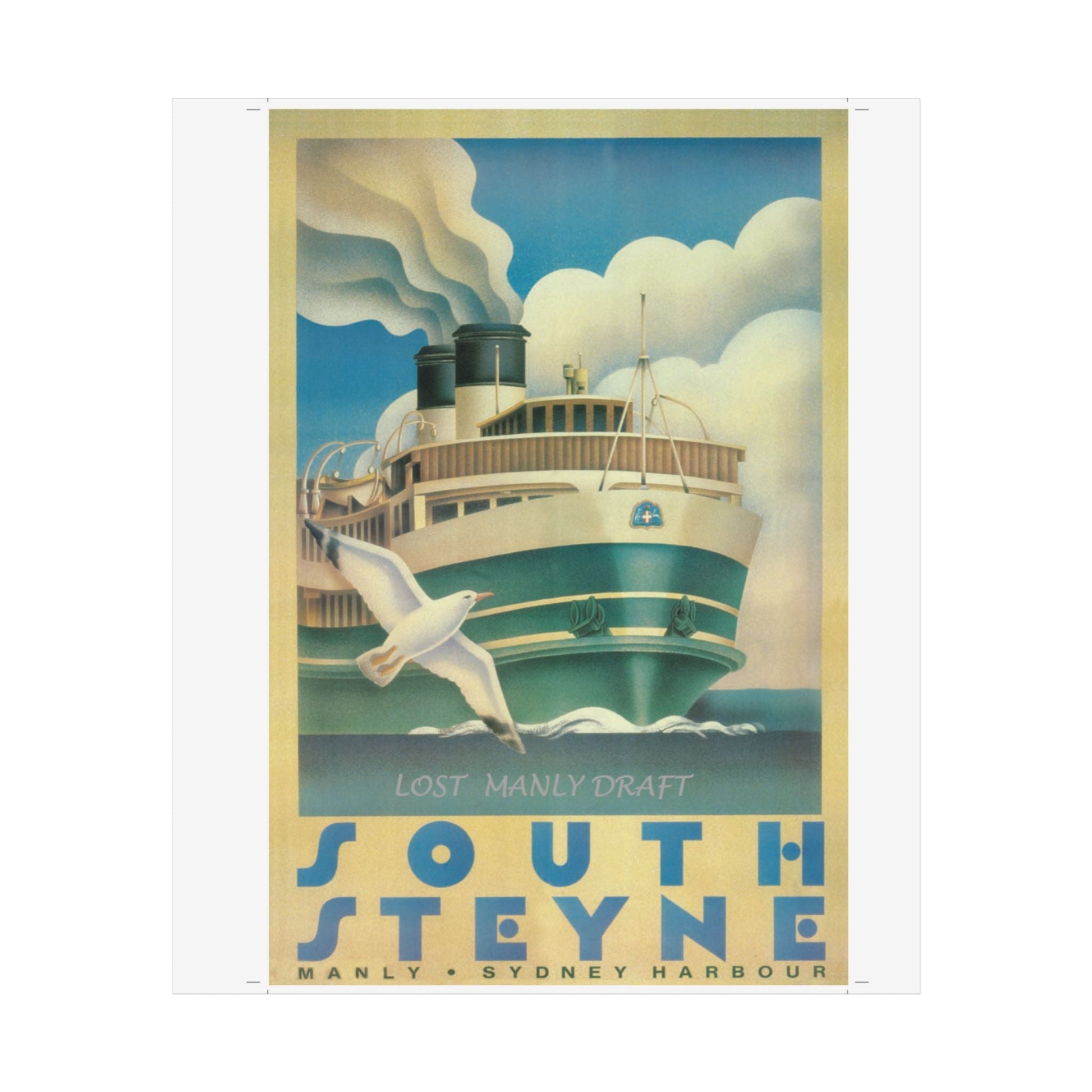 Lost Manly Customised Posters - Nautical Wall Art Print - Order Here, Special Requests Taken Here - Domestic and International Orders 