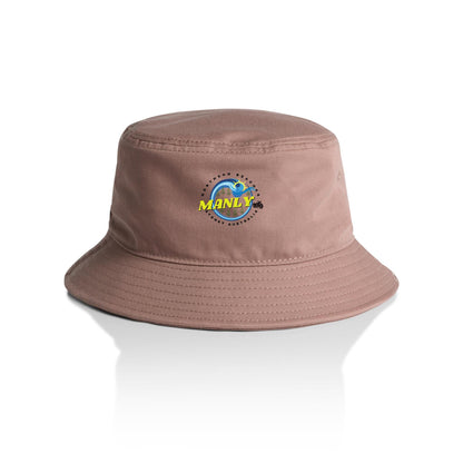 Lost Manly custom logo The Manly Barry AS Colour Bucket Hat - Lost Manly Shop