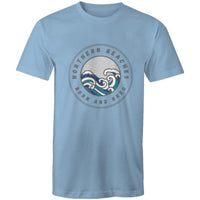 Northern Beaches Born n Bred custom logo printed on AS Colour Staple - Mens T-Shirt 